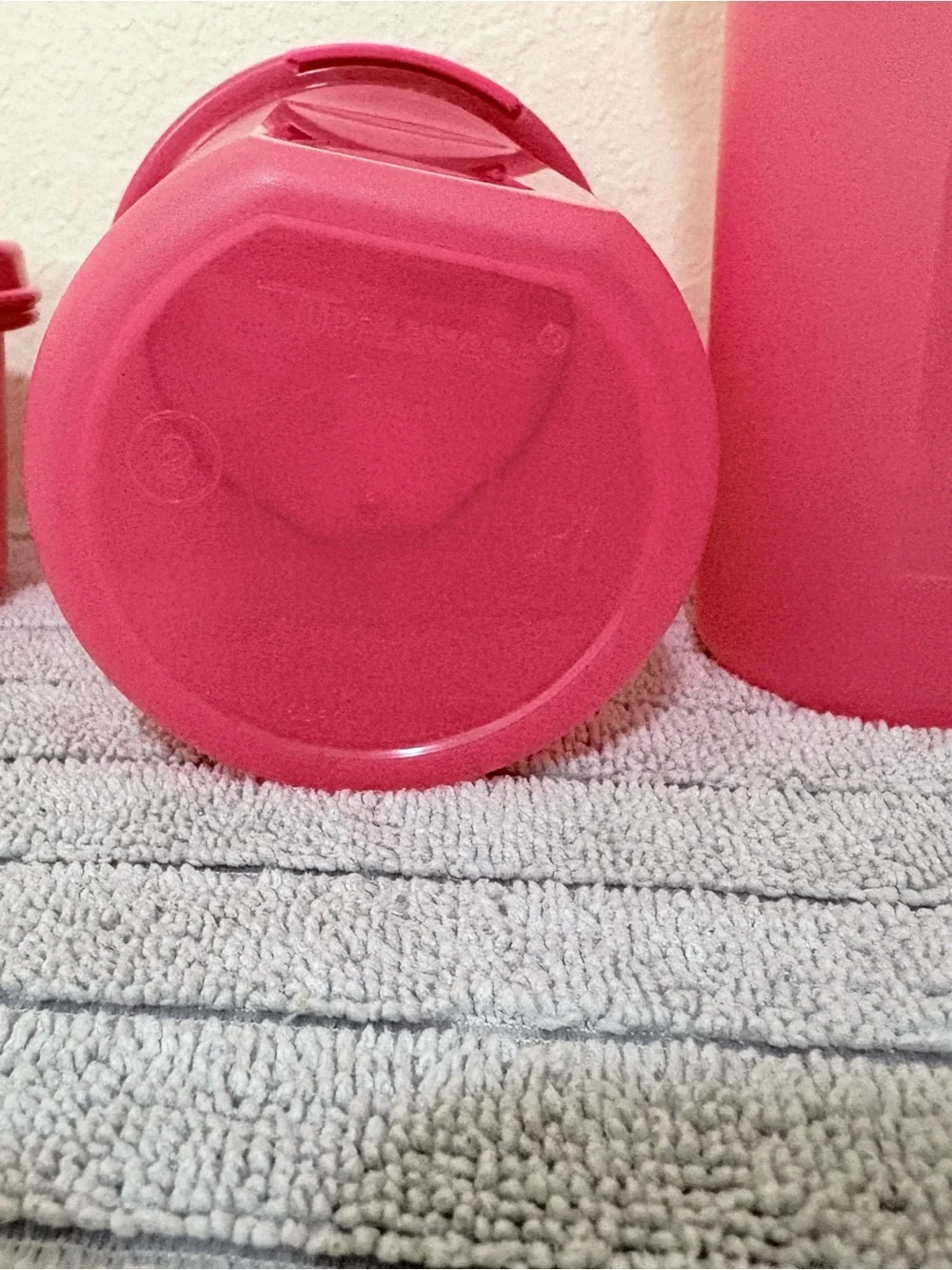 Tupperware set of 4 Pink Food Storage Container